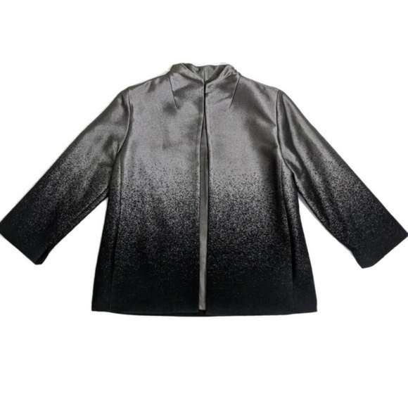 Eileen Fisher Jackets & Blazers - Eileen Fisher Shimmer Ombre Wool/Silk Blazer Sz 2X